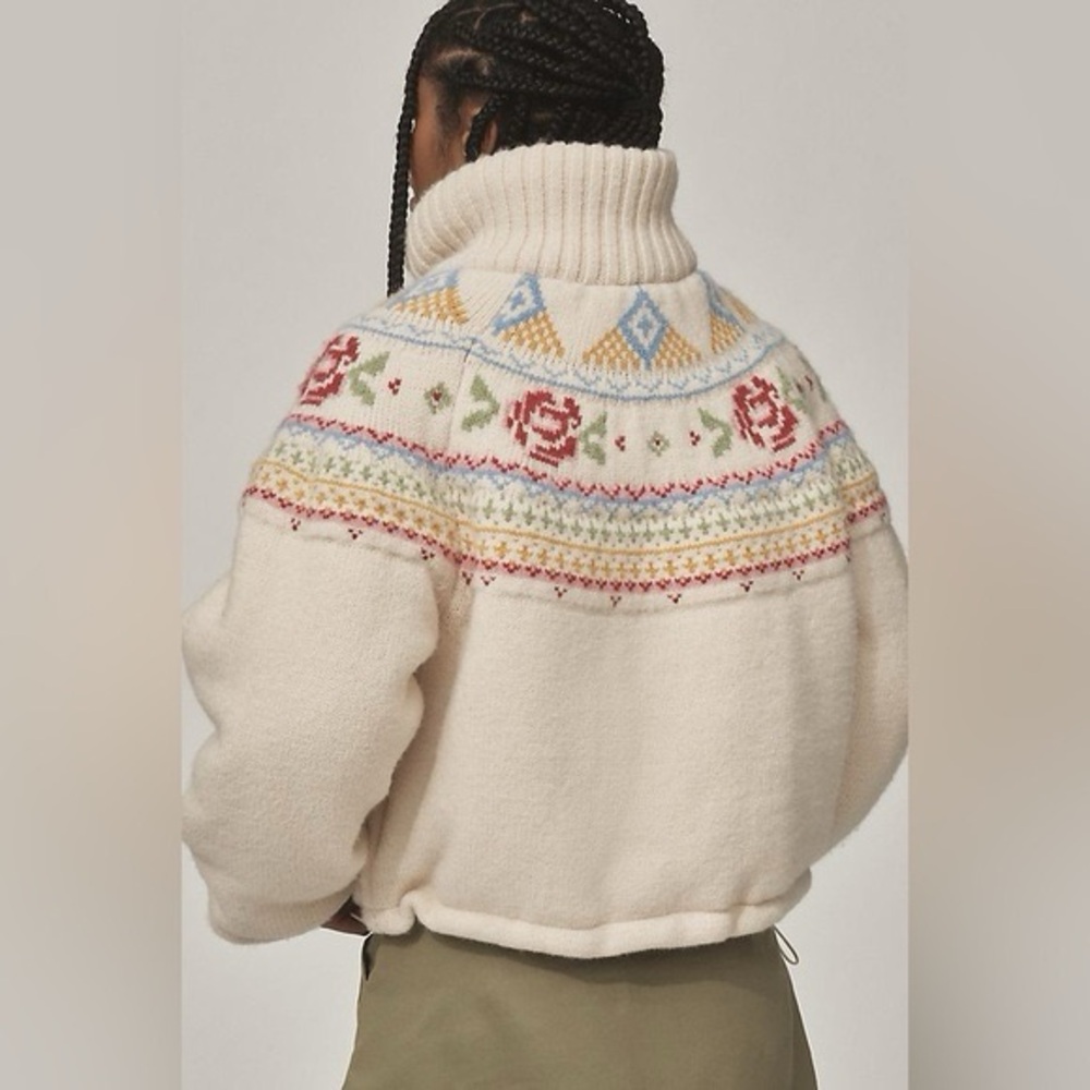 Anthropologie Multicolor Teddy Jacket - Picture 3 of 7